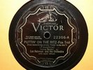 Victor 22306 Leo Reisman Puttin' On The Ritz Nat Shilkret Vagabond Song Jazz 78
