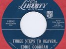 Eddie Cochran 45 Three Steps To Heaven 1960 Last Charted Single NM USA Pressing