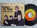 BEATLES Ticket To Ride / Yes It Is 45 rpm PICTURE SLEEVE Capitol 1965
