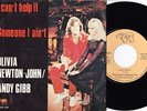 OLIVIA NEWTON-JOHN & ANDY GIBB - I CAN'T HELP IT - RARE SWEDISH SP 1980