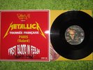 Metallica first blood in feb 84 - live in paris acetate vinyl record lp 3/33