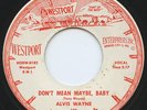 Hear- Rare Rockabilly 45- Alvis Wayne- Don't  Mean Maybe Baby- Westport #138- M-
