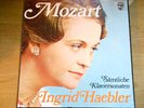 MOZART-PIANOSONATAS-INGRID HAEBLER-8 LP BOX STEREO-PHILIPS RED/SILVER
