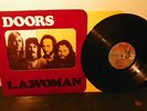 THE DOORS LA WOMAN 1971 WITH THE DIE CUT WINDOW VINYL NEAR MINT