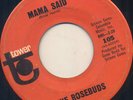 '64 TOWER NORTHERN SOUL 45 THE ROSEBUDS SAY YOU'LL BE MINE/MAMA SAID ?
