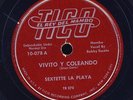 La Playa Sextet 78 rpm Vivito Y Coleando Tico 10-078 Bobby Escoto Latin mambo