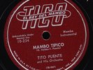 Tito Puente 78 rpm Mambo Tipico / Rumbon Tico 10-234 Latin jazz