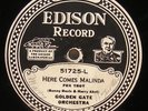 Edison 51725, Golden Gate Orchestra (California Ramblers),  E- / E       78 rpm
