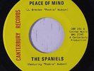 SPANIELS: Peace Of Mind 45 rare Soul