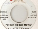 NORTHERN SOUL CHARLES LAMONT & THE EXTREMES  I'VE GOT TO KEEP MOVIN'  45 hear