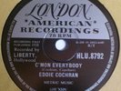 EDDIE COCHRAN C'Mon Everybody Ex 1958 London Rock & Roll 78 RPM