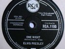 ELVIS PRESLEY One Night / I Got Stung 1959 RCA Rock & Roll 78 RPM