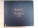 MORIZ ROSENTHAL CHOPIN PIANO CONCERTO NO. 1 IN ORIGINAL PARLOPHONE ALBUM