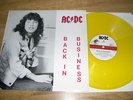 AC/DC - Back In Business, yellow vinyl, ACDC