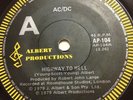 AC/DC @Highway To Hell@ RARE AUS 7'LP Single 1979
