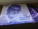 BUDDY HOLLY ,heartbeat EP 1959 CORAL tri centre  VG+/EX
