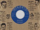 Blues 45 CHARLES BROWN Black Night ALADDIN HEAR