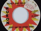 Tittyshaker Instrumental Rocker 45 TEDDY & ROUGH RIDERS Money & Gold HURON HEAR