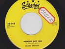 Rare STARDAY Bopper BALLARD BROTHERS Nobody But You # 362 M- Look & HEAR NOW