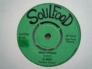 U ROY High Priest LINGER YOU LINGER Soul Food ROOTS Reggae DJ 45 Rare