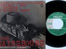 SERGE GAINSBOURG vilaine fille, mauvais garcon RARE FRENCH PHILIPS 432.862 EP