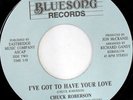 rare Modern Soul 45 CHUCK ROBERSON on BLUESONG Hear