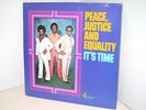 [Rare Private Funk Pressing] PEACE JUSTICE & EQUALITY LP It's Time (Norfolk VA)