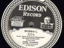 Edison Electric Diamond Disc 80894 - Jota & El Pano Moruno - Carl Flesch, violin