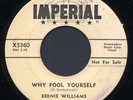 DOO WOP 45 - BERNIE WILLIAMS & GROUP - IMPERIAL 5360 - * HEAR*  GREAT 1955 GROUP