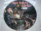 IRON MAIDEN LIVE PLUS ONE VINYL PIC PICTURE DISC UK PRESS MAIDEN JAPAN METALLICA