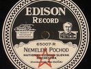 Edison 65007, National Czecho Slovak Orchestra,  E+   78s