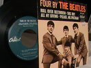 BEATLES FOUR BY THE BEATLES EP ORIGINAL CAPITOL SLEEVE+45 SUPER RARE 4 BY EP