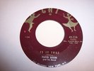FLOYD DIXON IS IT TRUE HEY BARTENDER CAT 114 VG MAROON SILVER CHESS PIECE LBL 45