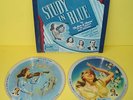 2 Old Vintage VOGUE Phonograph PICTURE RECORD ALBUM R725 R726 STUDY IN BLUE +Box