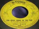 Hear Rare Soul 45: Cody Black on D-Town Too Many Irons in the Fire & Let Me Know