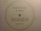 LILI KRAUS piano solo MOZART discophiles DF 91