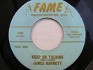 JAMES BARNETT    KEEP ON TALKING   /   TAKE A GOOD LOOK