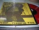 AC/DC   never mind the bollocks  LP,  300 only  red vinyl