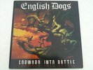 English Dogs -Forward Into Battle gatefold lp 1985 press hc gbh exploited oi