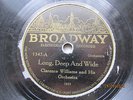 CLARENCE WILLIAMS  & HIS  ORCHESTRA W.  KING OLIVER ON U.S. BROADWAY 78