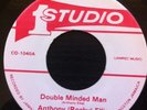 Anthony Rocky Ellis Double Minded Man 45 Rare Studio 1 Orig. M- Stock Copy