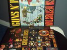 GUNS N ROSES APPETITE FOR DESTRUCTION VINYL LP RARE SLEEVE + MINT STICKER SHEET