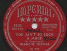 Rare R&B 78 - Blanche Thomas - You Ain't So Such A Much - Imperial #5302