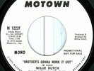 WILLIE HUTCH Brothers FUNK MODERN SOUL PROMO 45 on MOTOWN M-