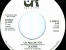 CLAUSEL Let Me Love RARE MODERN SOUL PROMO 45 on UP RIGHT M-