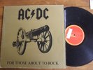 ACDC  FOR THOSE ABOUT TO ROCK GATEFOLD  NZ PRESS DEMO VG/ VG