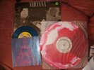 Nirvana bleach red & white splattered wax numbered 159/500 cobain rare grunge