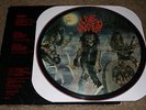 Slayer LP Live Undead PICTURE DISC original purple grey rim