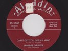 '55 Bluesy R&B JEANNIE BARNES Can't Get You Off My Mind ALADDIN M- HEAR NOW