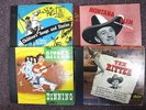 VINTAGE 78RPM 4 RECORD ALBUM SETS TEX RITTER/MONTANA SLIM/DINNING SISTERS VGC